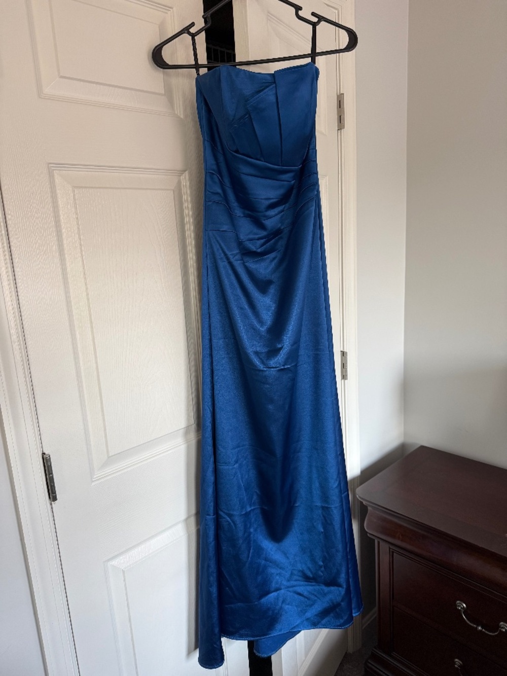 Deep blue mix dress